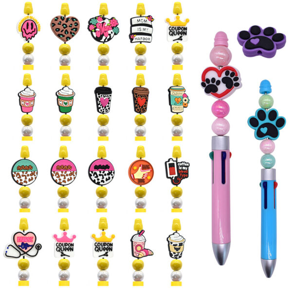 Wholesale Cartoon Love Mom Beads