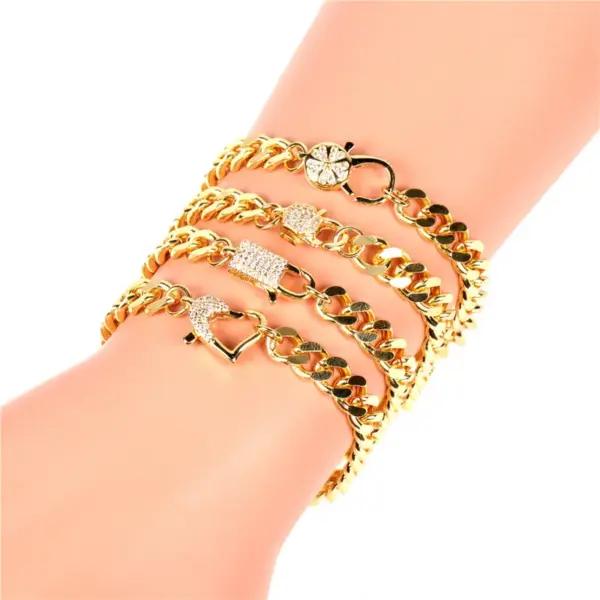 Wholesale Copper Diamond Fashion Bracelet