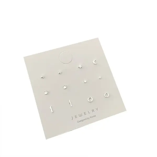 Wholesale 1 Set Simple Style Star Copper Ear Studs