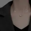 Wholesale PVD Coated 18K Gold Plated Geometric 304 Stainless Steel Basic Classic Style Waterproof Non Tarnish 304 Stainless Steel Necklace