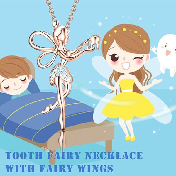 Wholesale Ballet Girl Diamond Wing Pendant