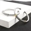Wholesale Fashion C Shape Stainless Steel Plating Bangle