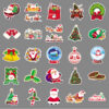 oly-e819c50e0ef2f110a9d36ddf2a3d3906 Wholesale 52pcs/pack Christmas Personality Cartoon Festival Stickers