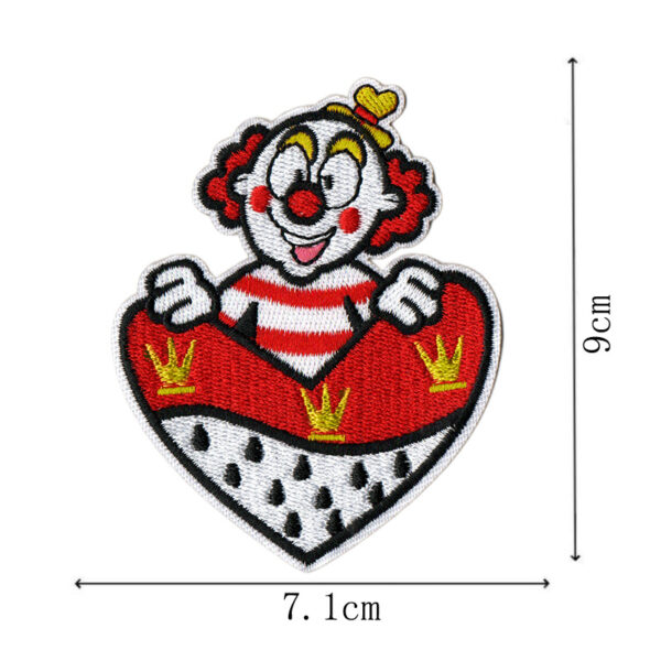 oly-e819eac9b6f73f2a6060de8739f189ca Wholesale Red cartoon carnival embroidered patch