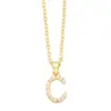 Wholesale Simple Style Letter Copper Inlay Anti-pearl Necklace