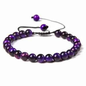 Purple Tiger / 6mm (Stretchable)