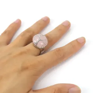 Pink crystal / Adjustable Opening