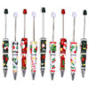 Wholesale Santa Claus Painted Beaded Pen