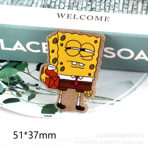 Wholesale Cute cartoon character and animal accessories in acrylic