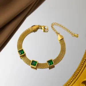 Yarn Mesh Chain Lvzuan
