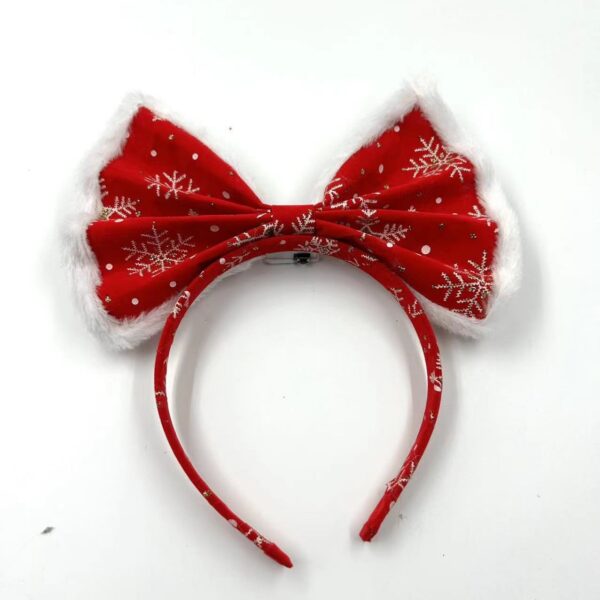 oly-e862eaf994edf22879432bdc0482a66a Wholesale Christmas red bow headband