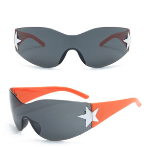 Orange feet gray pieces