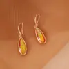 Wholesale fashion water droplets gem drop earrings - Nihaojewelry