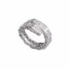 Wholesale 2024 New Heavy Industry Ring Running Time Cross Ring Female Niche Opening Adjustable No Falling Ring