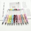 Wholesale Creative Cream Glue Hand-Painted Ballpoint Pen DIY Handmade Oil Ballpoint Pen Macaron Cream Color Cute Pen in Stock