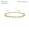 Basic Geometric Stainless Steel Plating Bracelets 1 Piece