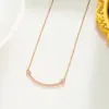 Wholesale PVD Coated Real Gold Plated Geometric Stainless Steel Simple Style Waterproof Non Tarnish Necklace