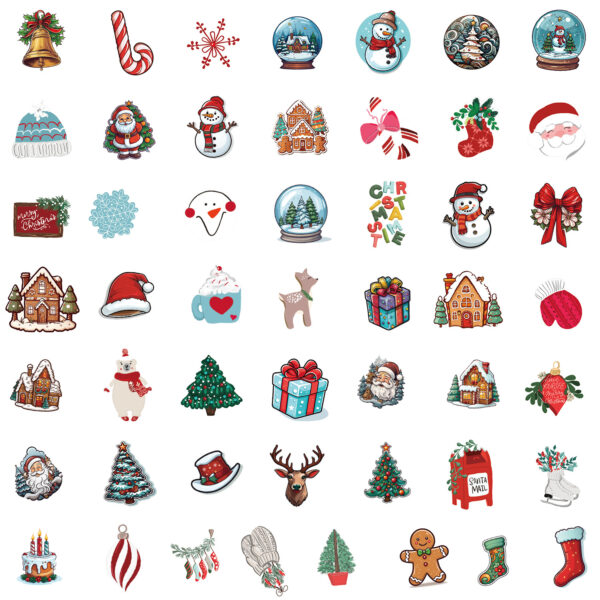 Wholesale 50 Christmas Graffiti Stickers