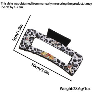 10-5 square leopard black and white with accessories / Can be specified