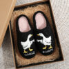 Wholesale Halloween Horror Movie Elements GOOSEBUMPS Goose Pimples Goose Embroidered Cotton Slippers Men's and Women's Personalized Shoes
