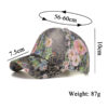 Wholesale Cross-border supply outdoor lace flower embroidered gold line baseball cap summer sun hat B1013