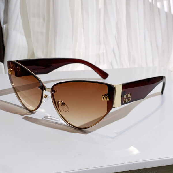 oly-e8e79456d6549b1590d0645628bfba83 Wholesale 2025 New M Letter Cat's Eye Sunglasses European and American Internet Popular Ins Same Style Retro Sunglasses Women's Trendy Sunglasses