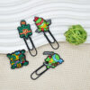 Wholesale Random 100pcs Cartoon Turtle Paperclip Bookmark OLY Exclusive