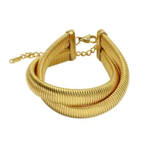 Ys827 8mm Gold Bracelet