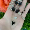 Wholesale Simple Style Heart Brass Necklace In Bulk