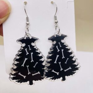Creative Acrylic Earrings for Christmas - 05
