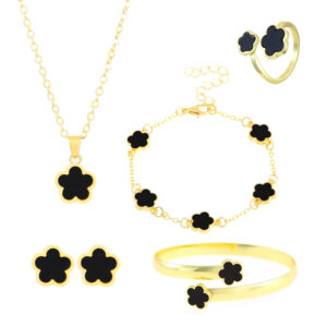 01 14K gold black 10524