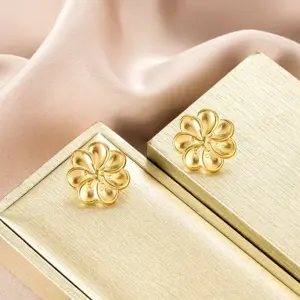 E1383-A (Gold Stud Earrings Pairs)