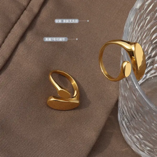 Wholesale PVD Coated Real Gold Plated 18K Gold Geometric 304 Stainless Steel Fashion Waterproof Non Tarnish