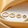 Wholesale 316 Stainless Steel Round IG Style Hoop Earrings For Women's