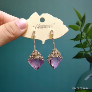 Wholesale original design real gold plating Earrings