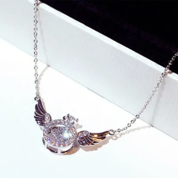 Wholesale Jewelry Fashion Geometric Copper Diamond Necklace