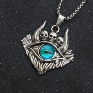 Horn blue stainless steel chain