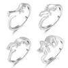 Wholesale Copper Plating Dinosaur No Inlaid Copper Rings