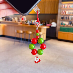 DIY Christmas Beaded Necklace - Glossy Finish