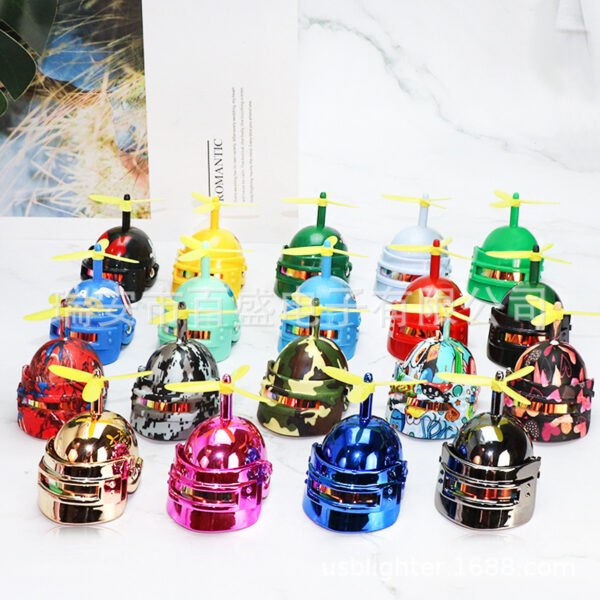 Wholesale Manufacturer's High-Quality Three-Level Helmet Bamboo Dragonfly Helmet Broken Wind Duck Three-Level Head Helmet Douyin Same Style Gift