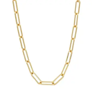 Flat Chain 45 5cm Gold-3mm