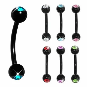 Wholesale Fashion Geometric Stainless Steel Inlay Ear Studs 1 Piece
