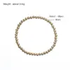 Retro Simple Style Ball Solid Color Stainless Steel Plating Bracelets