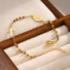 Wholesale PVD Coated Real Gold Plated 18K Portrait Virgin Mary 201 Stainless Steel Classical IG Style Waterproof Non Tarnish Bracelets