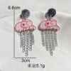Wholesale Cowboy hat tassel earrings