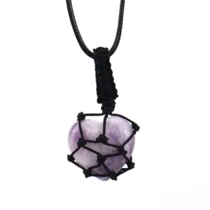 Black Woven Purple Mica (2.5cm)