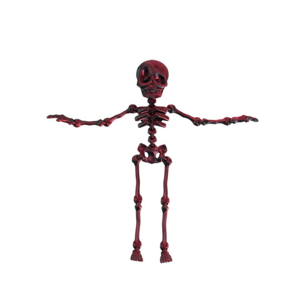 Wholesale Cross-border 3d printing luminous joint movable skull little toy cross-border explosions dancing ornaments