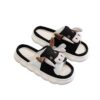 Wholesale 2024 cross-border hot cow linen slippers home thick bottom Amazon SHEIN tiktok temu delivery