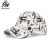 Wholesale Spring New Korean Style Hat Fashion Printed Sunscreen Sunshade Hat Personalized Hard Top Baseball Cap Cap B1158