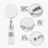 Wholesale 2.5CM plastic retractable easy pull buckle certificate badge work card easy pull built-in cable